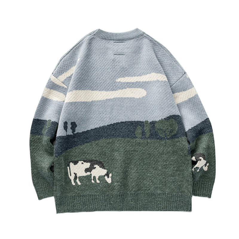 Y2K Vintage Prairie Sweater - Elysium