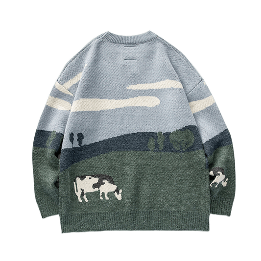 Y2K Vintage Prairie Sweater - Elysium