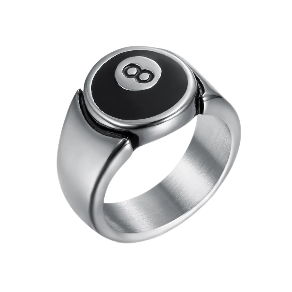 Vintage 8-Ball Ring | TITANIUM - Elysium