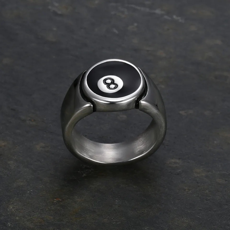 Vintage 8-Ball Ring | TITANIUM - Elysium