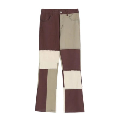 Patchwork Vintage Pants - Elysium