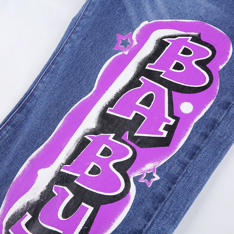 Graffiti Baby Girl Jeans – Elysium