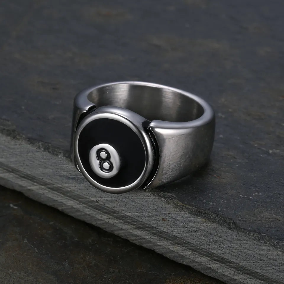 Vintage 8-Ball Ring | TITANIUM - Elysium