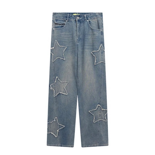 Star Patch Jeans - Elysium