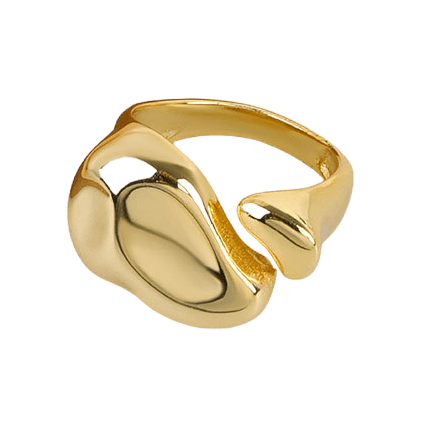 Gilded Glamour Ring | .925 SILVER - Elysium