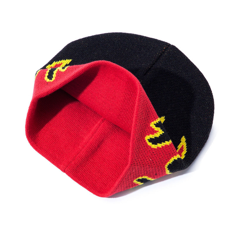 flame-beanie-material