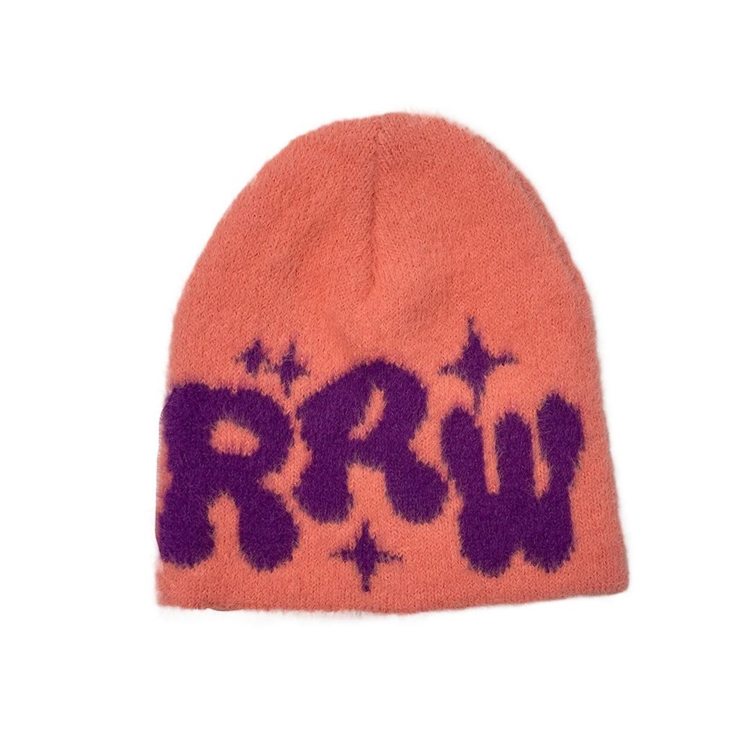 knitted-jacquard-beanie-orange