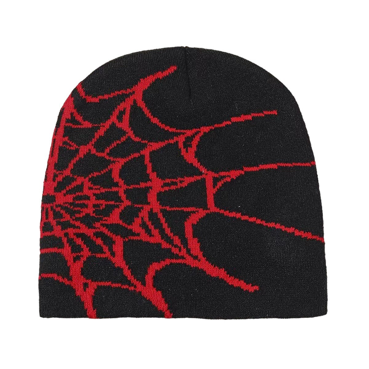 spider-beanie-black-red