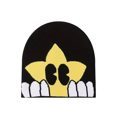 star-boy-beanie-black