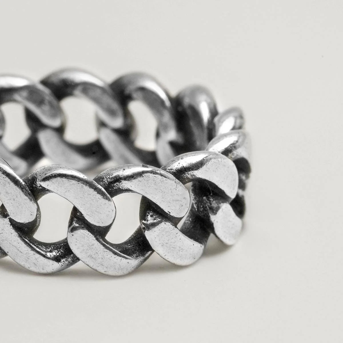 4MM CUBAN CHAIN RING | .925 SILVER - Elysium